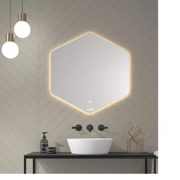 Espejos de Baño con Led Luz, Espejos Decorativos de Pared Grandes