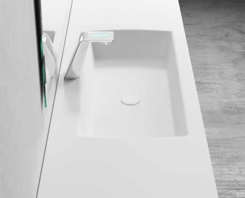 lavabo solid surface7 495x400 - DECORACIÓN DE BAÑOS
