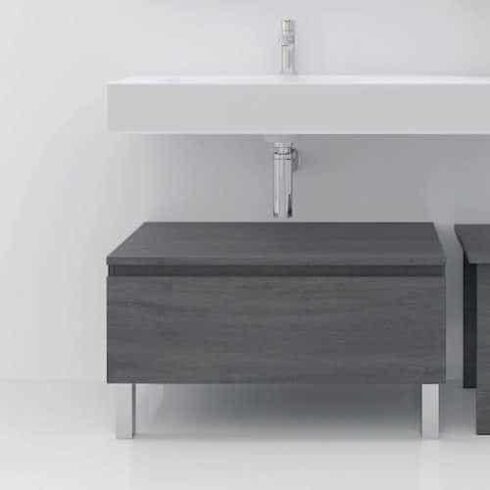 Mueble auxiliar de baño ELEMAD GRIS