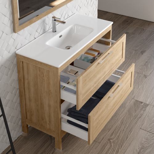Mueble baño rústico moderno - TOSCANA con lavabo incluido de Coycama