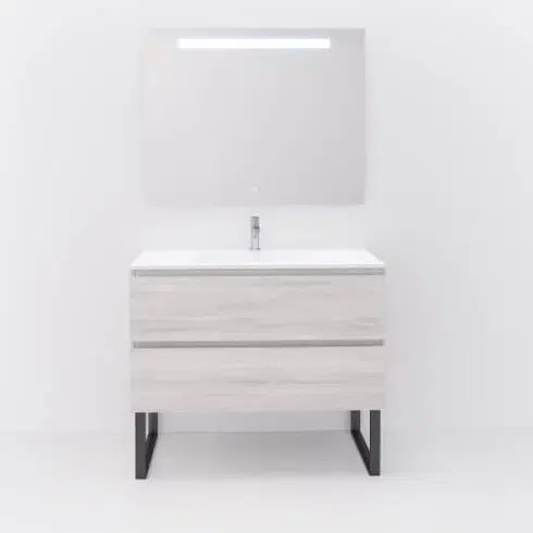 Mueble de Baño Roble Blanco ELEIND