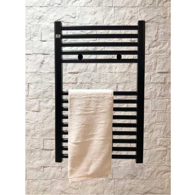 toallero-eléctrico-con-estante-color-negro-55w – Firstline España