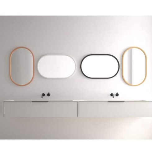 espejos de baño ovalados cerdena