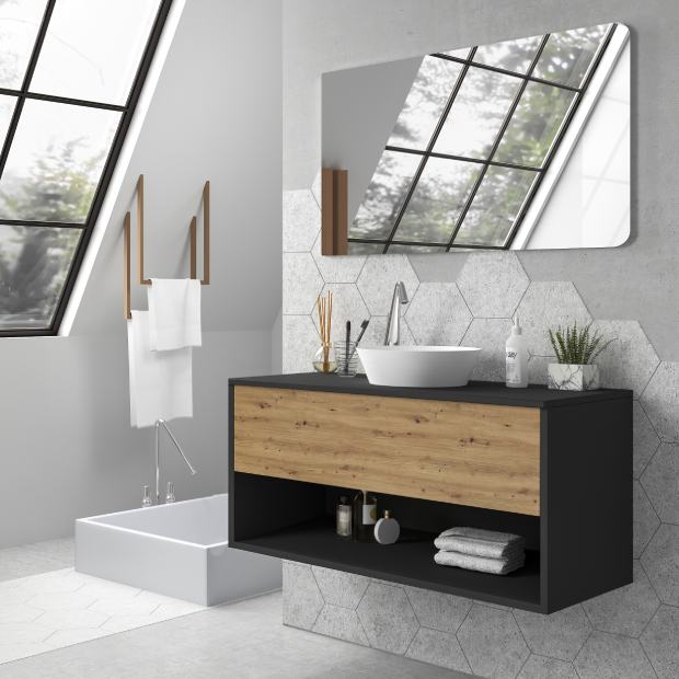 Ventajas de elegir el mueble de baño con lavabo sobre-encimera - Muebles de  Baño Los Pedroches